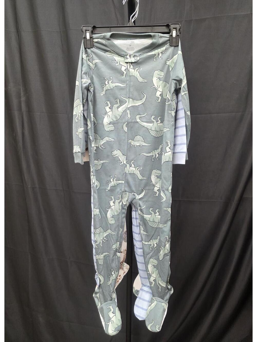 Simple Joys by Carter’s Baby Boys Fleece Footed Pajamas 3‑Pack S